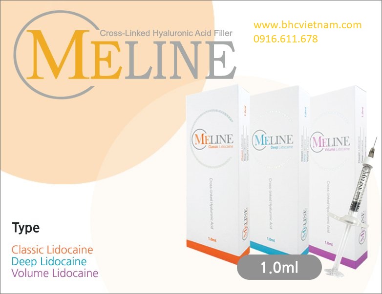 Bộ sản phẩm Meline giúp điều trị nếp nhăn, chỉnh hình mũi, cằm má nhanh chóng, hiệu quả và an toàn