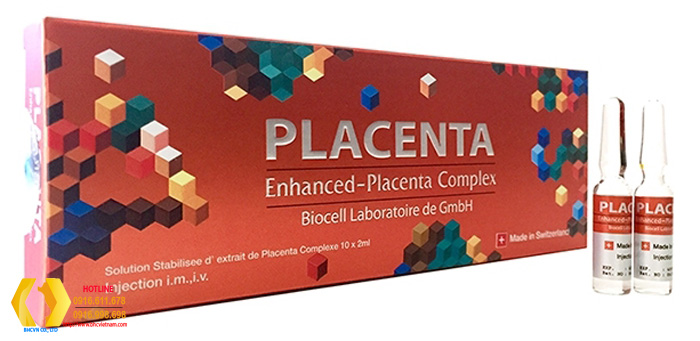 Thuốc tiêm trắng da nhau thai người Placenta