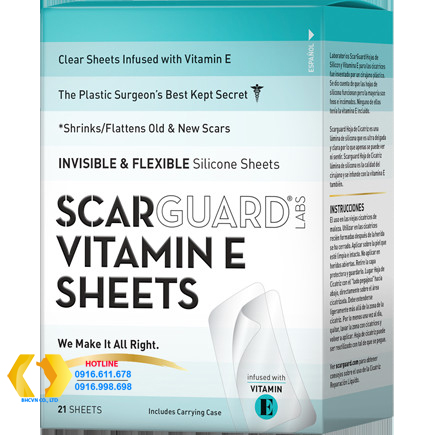 Scarguard - Vitamin - E - Sheets