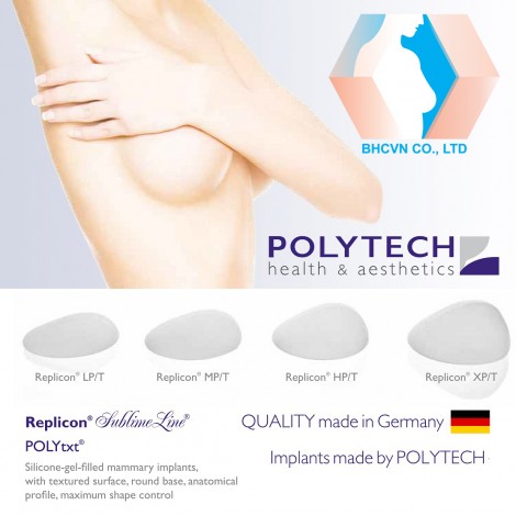 Polytech Replicon-Texture Breast Implant